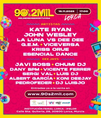 90's & 2MIL LORCA 2025 en Murcia