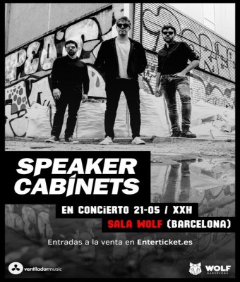 Doble concierto: "Speaker Cabinets" + "We Are Mono" en Sala Wolf (Barcelona) 21 de mayo 2026