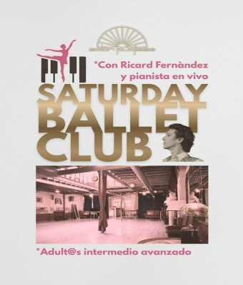 Saturday Ballet Club: Clase especial con Ricard Fernàndez y pianista en vivo. en Barcelona