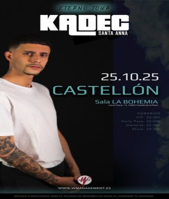 ETERNO TOUR KADEC SANTA ANNA en Castellón