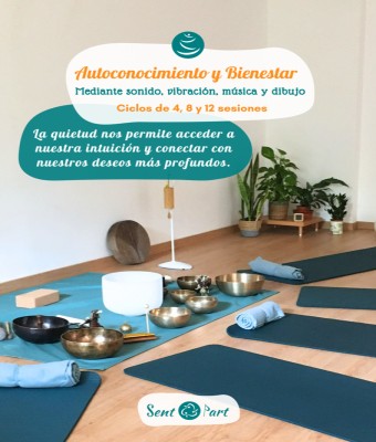 Autoconocimiento y Bienestar  Mediante sonido, vibración, música y dibujo en Barcelona