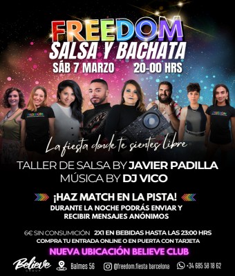 Freedom Salsa y Bachata  en Barcelona