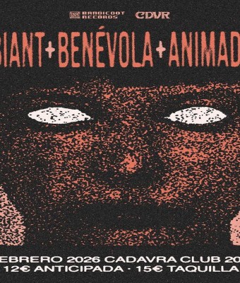 Bandicoot Records: Seibiant + Benévola + Animadora en Madrid