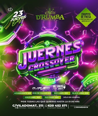 D'RUMBA · JUERNES CROSSOVER en Barcelona