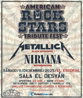Festival de Tributos AMERICAN ROCK STARS (El Escorial - Madrid)