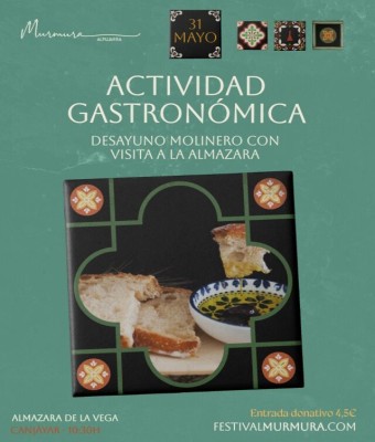 ACTIVIDAD GASTRONÓMICA - MURMURA - ALMAZARA DE LA VEGA - DOMINGO 31 DE MAYO en Almería