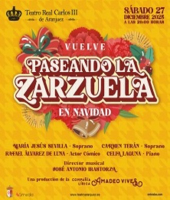 Paseando la Zarzuela en Navidad en ARANJUEZ