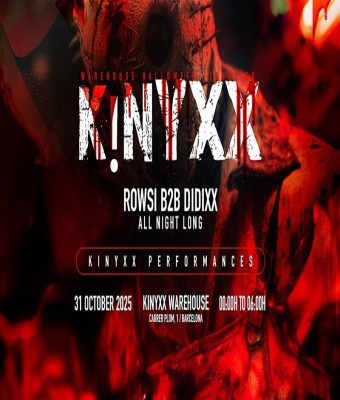 KINYXX pres: Warehouse Halloween Techno Edition en Barcelona