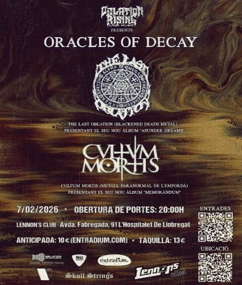 ORACLES OF DECAY en Barcelona