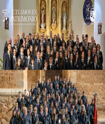 Asociación musical Ntra. Sra. De Fuentes y Asociación musical Quintanar del Rey en Cuenca