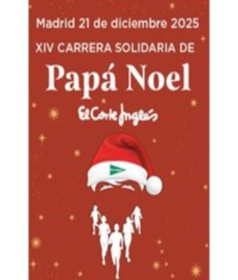 Carrera El Corte Inglés Papá Noel en Madrid