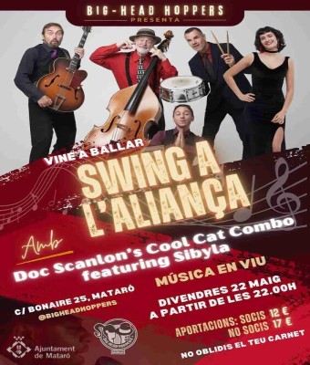 Doc Scanlon's Cool Cat Combo featuring Sibyla en Barcelona