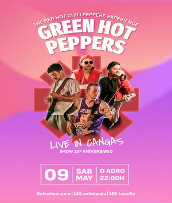 Tributo a RED HOT CHILI PEPPERS en Cangas - X Aniversario en Pontevedra