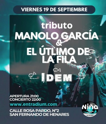 Tributo Manolo García - IDEM en Madrid