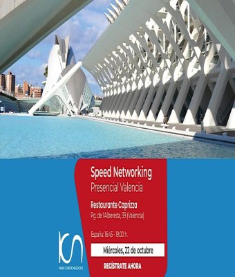 Speed Networking Presencial Valencia - 22 de octubre en València