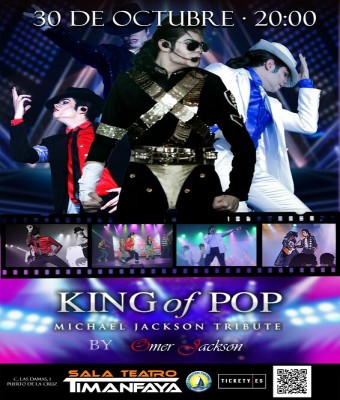 King of Pop - Michael Jackson Tribute, en la Sala Timanfaya en Santa Cruz de Tenerife