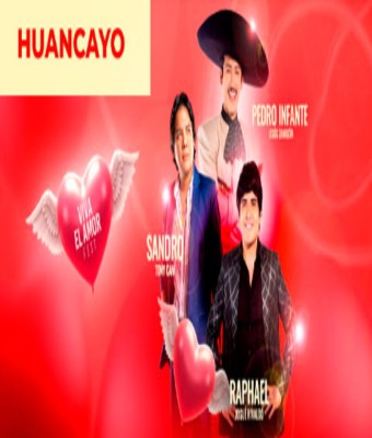 CONCIERTO VIVA EL AMOR EN HUANCAYO - Tony Cam SANDRO, Josué Rivaldo RAPHAEL y Jesús Zavaleta PEDRO INFANTES