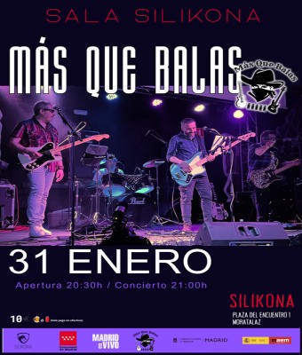 Concierto Más que Balas en Madrid