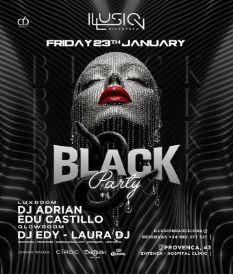 ILLUSION · BLACK PARTY en Barcelona