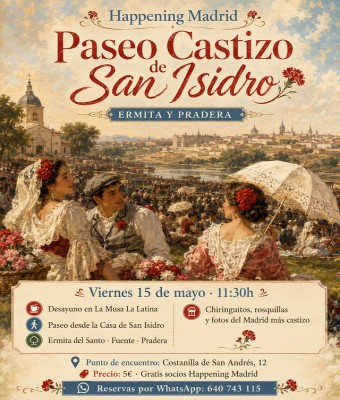 San Isidro 2026: Paseo Castizo de San Isidro, Ermita y Pradera en Madrid