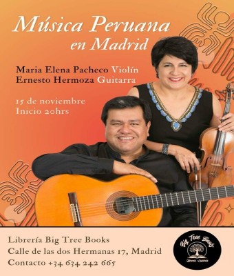 María Elena Pacheco y Ernesto Hermoza: Música Peruana en Madrid