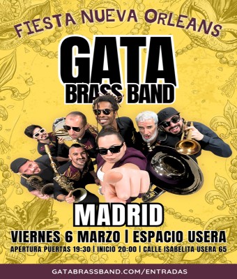 GATA BRASS BAND - MADRID (SALA ESPACIO USERA)