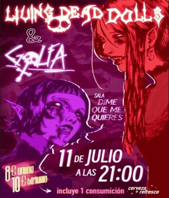 Golfa + Living Dead Dolls en Madrid