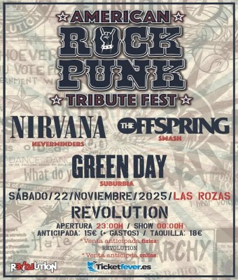 Festival de Tributos AMERICAN ROCK PUNK (Las Rozas) en Madrid