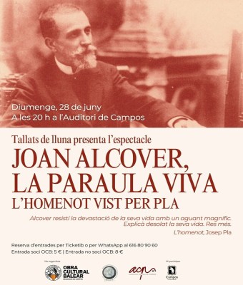 JOAN ALCOVER, LA PARAULA VIVA. L'HOMENOT VIST PER PLA en Balears, Illes