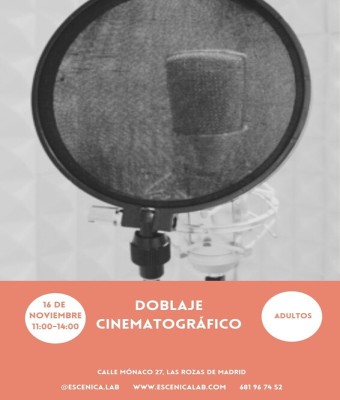 Taller Doblaje adultos  en Madrid