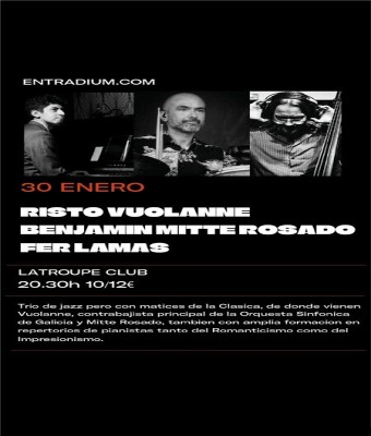 Benjamín Mitte Rosado, Risto Vuolanne y Fer Lamas  en Madrid