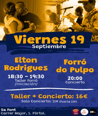 Forró do Pulpo y Workshop de Elton Rodrigues (Forró Sevilla) en Balears, Illes