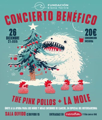 CONCIERTO BENÉFICO: The Pink Pollos & La Mole  en Madrid