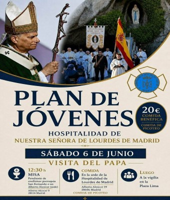 Misa y comida pre-Vigilia sábado 6 de junio en Madrid