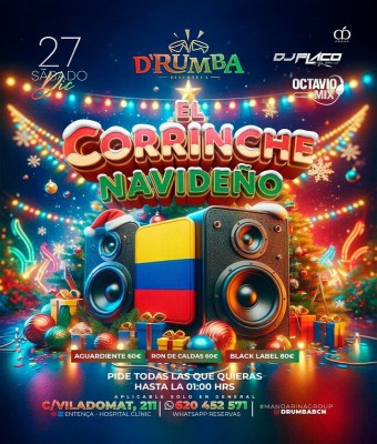 D'RUMBA · EL CORRINCHE NAVIDEÑO en Barcelona