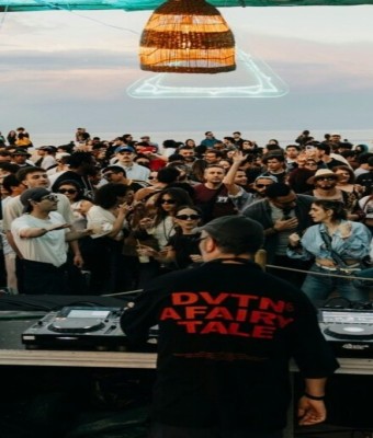La Mercè Festa à la Platja del Forum en Barcelona