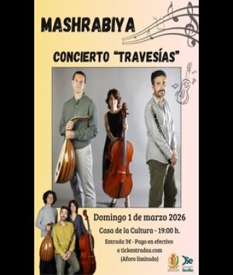MASHRABIYA  -  CONCIERTO TRAVESÃAS en Estepa